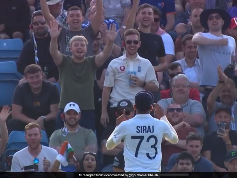 Tonton: Mohamed Serraj Trols menyemangati Inggris dengan sinyal 1-0 di hari pertama tes ketiga Tonton: Mohamed Serraj Trols menyemangati Inggris dengan sinyal 1-0 di hari pertama tes ketiga